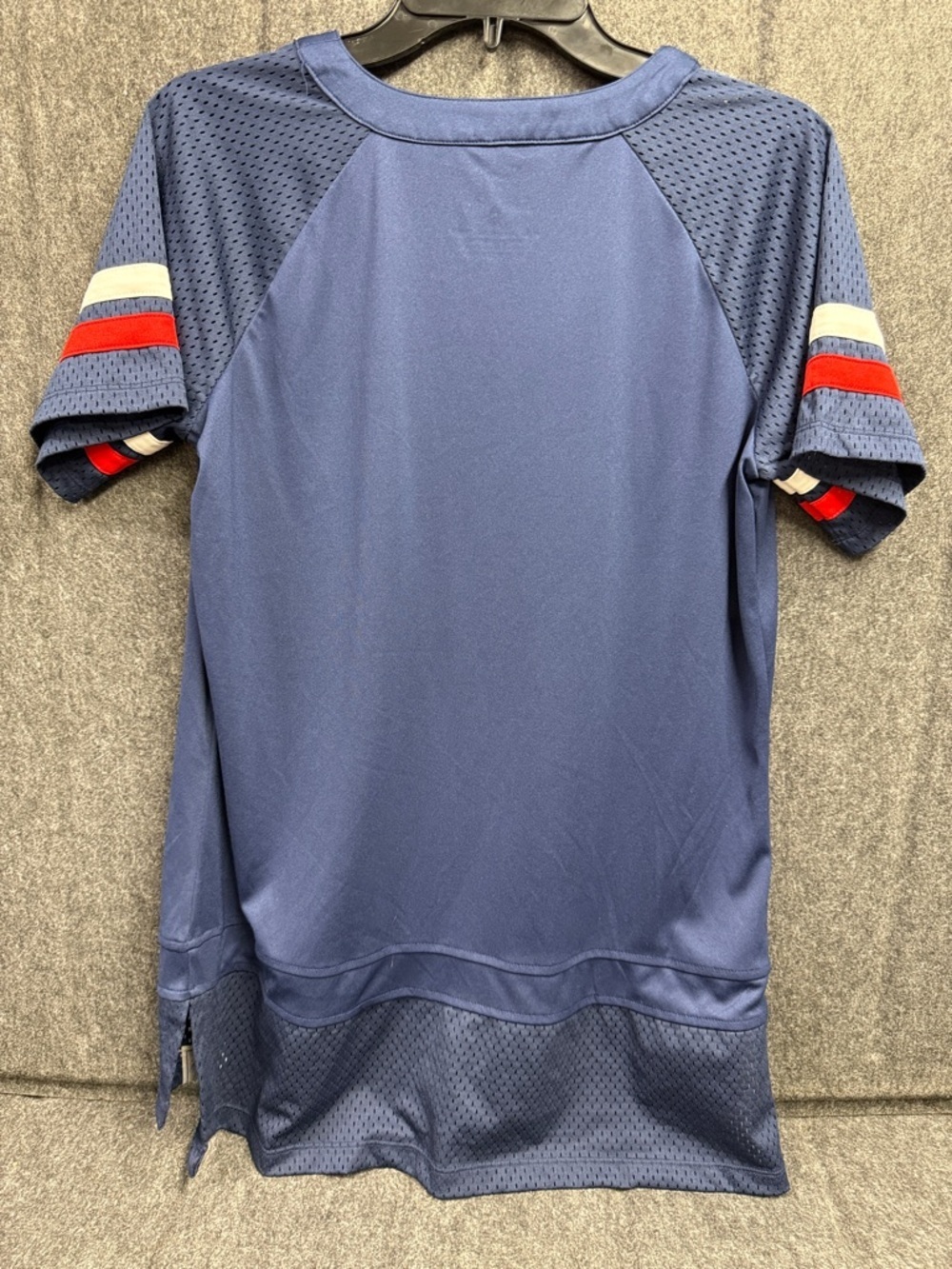 Fanatics Navy New England Patriots Lace-Up Jersey with Red & White Accents - Picture 3 of 8